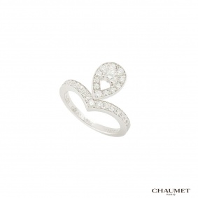 Chaumet White Gold Diamond Josephine Aigrette Ring 081990